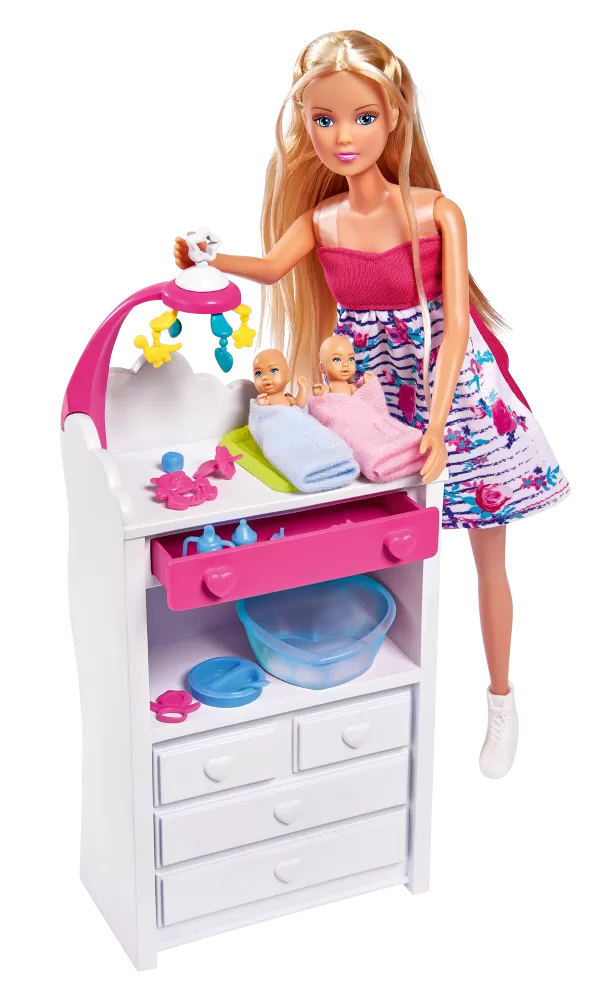 PAPUSA STEFFI CU GEMENI SI ACCESORII, STEFFI LOVE