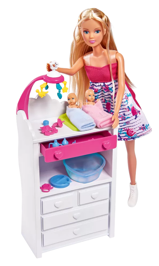 PAPUSA STEFFI CU GEMENI SI ACCESORII, STEFFI LOVE