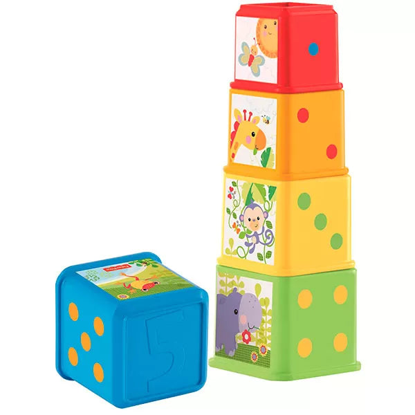 PIRAMIDA DIN CUBURI, FISHER PRICE - INFANT