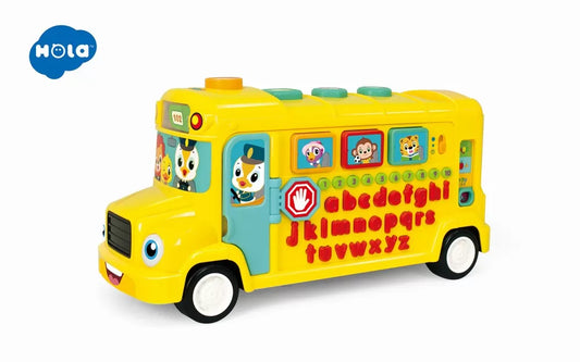AUTOBUZ SCOLAR EDUCATIV CU SUNETE SI LUMINI, HOLA