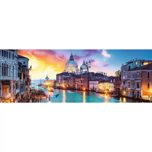 PUZZLE TREFL 1000 PANORAMA CANAL GRANDE VENETIA, TREFL 1000P