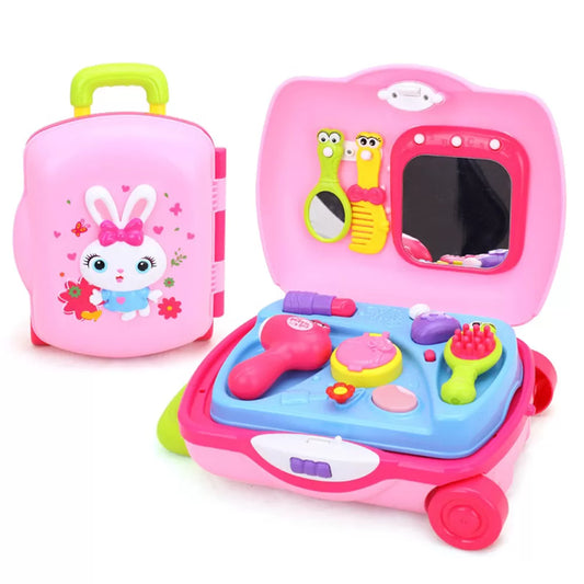 TROLER CU SET COAFURA SI ACCESORII FRUMUSETE, HOLA