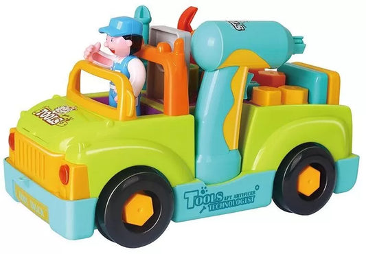 CAMIONUL PLIN CU SCULE AL MICULUI MECANIC CU LUMINI SI SUNETE, HOLA