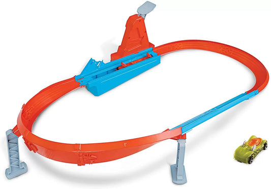 HOT WHEELS CIRCUIT RAPID CU LANSATOR SI MASINUTA EXCLUSIVA, HOT WHEELS - ACTION