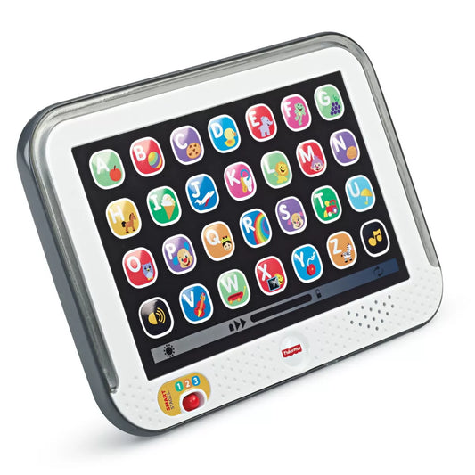 TABLETA EDUCATIVA CU 3 NIVELURI DE DEZVOLTARE LIMBA ROMANA FISHER PRICE, FISHER PRICE - RADE SI INVATA