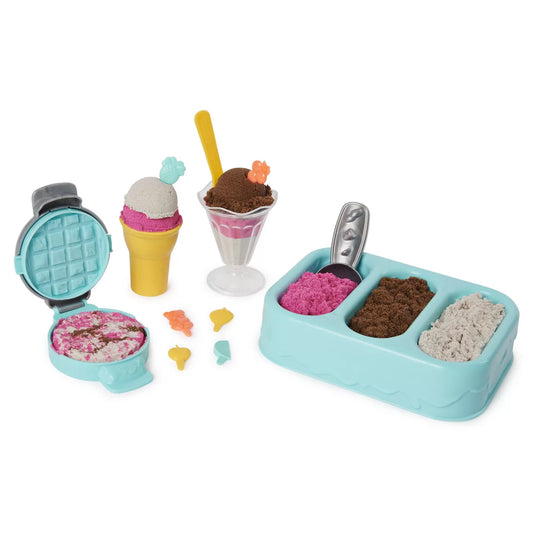 KINETIC SAND SET INGHETATA SI PRAJITURELE COLORATE SI PARFUMATE, KINETIC SAND