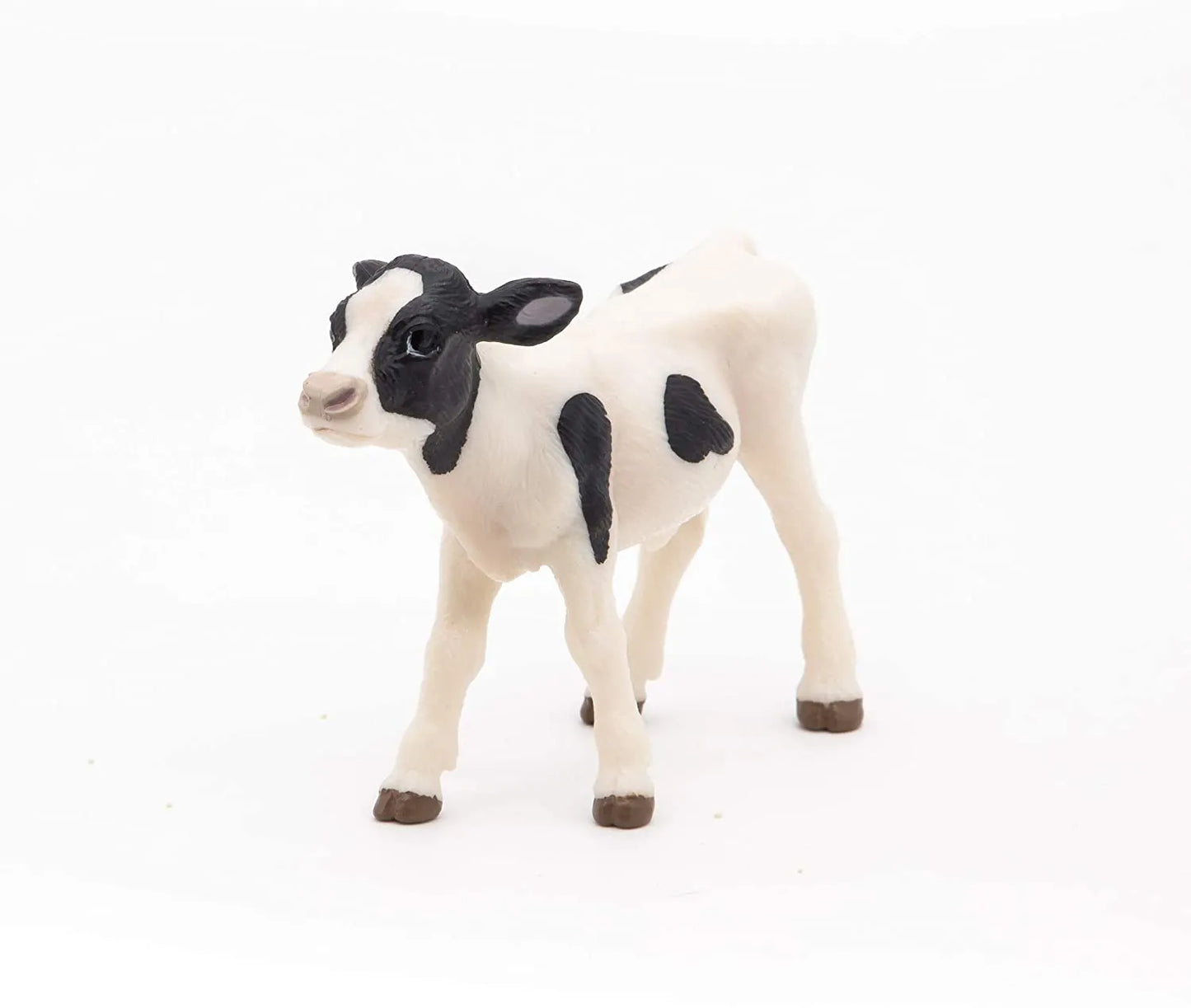 PAPO FIGURINA VITEL ALB CU NEGRU, PRIETENII DE LA FERMA