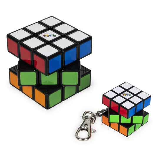 SET CUB RUBIK 3X3 CLASIC SI BRELOC ORIGINALE, RUBIK