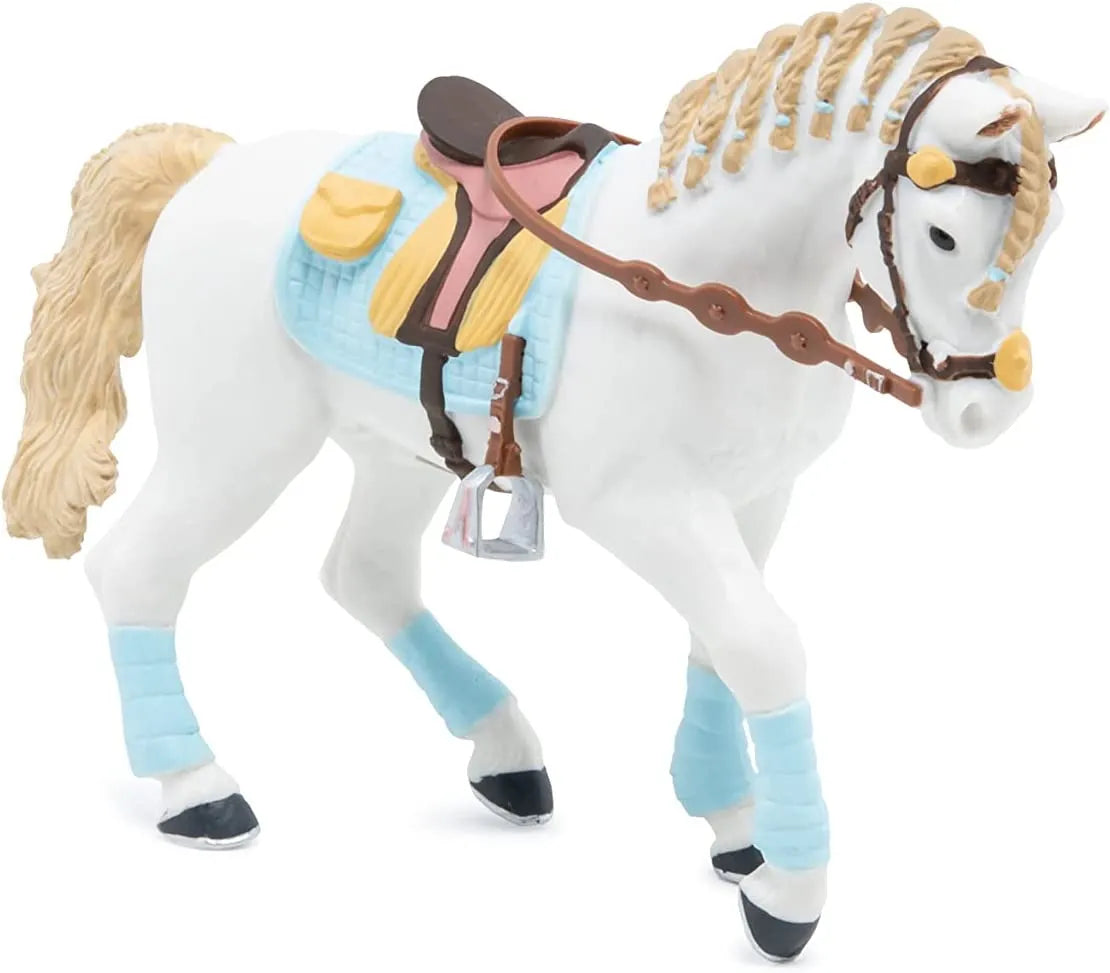 PAPO FIGURINA CAL DE ECHITATIE BLEU, RASE DE CAI SI PONEI
