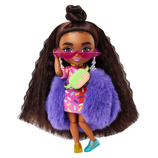 BARBIE PAPUSA BARBIE EXTRA MINI BRUNETA, BARBIE - EXTRA