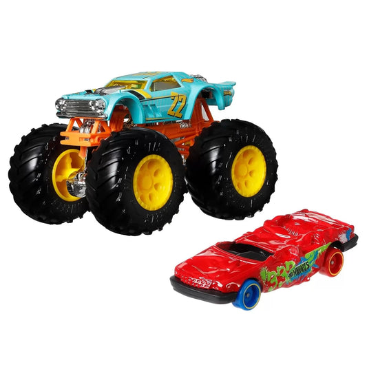 HOT WHEELS MONSTER TRUCK SI MASINUTA METALICA NIGHT SHIFTER, HOT WHEELS - MONSTER TRUCK