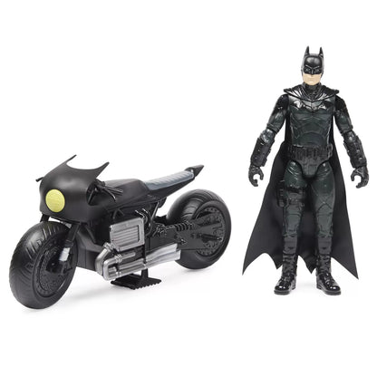 BATMAN FILM MOTOCICLETA LUI BATMAN SI FIGURINA BATMAN 30CM, BATMAN