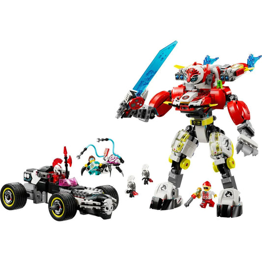 LEGO DREAMZZZ ROBOTUL TIGRU AL LUI COOPER SI MASINA HOT ROD A LUI ZERO 71497, LEGO DREAMZ
