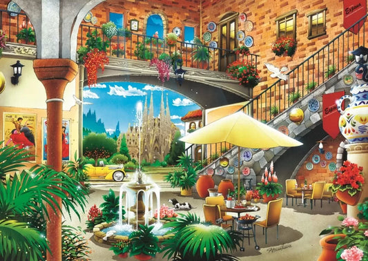 PUZZLE TREFL 2000 VEDERE DIN BARCELONA, TREFL 2000P