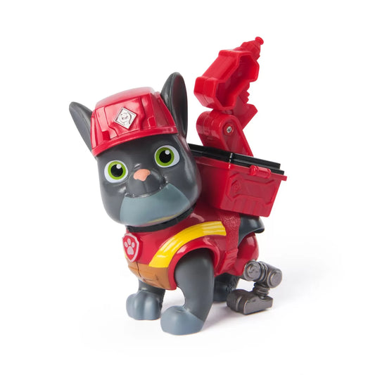 PATRULA CATELUSILOR RUBBLE AND CREW FIGURINA CHARGER 5CM, PATRULA CATELUSILOR