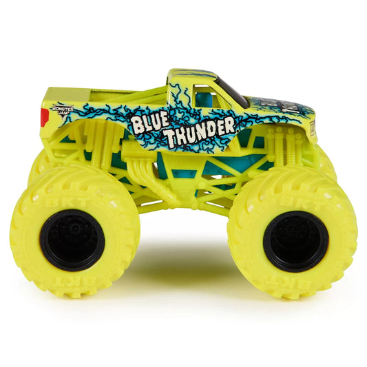MONSTER JAM MASINUTA METALICA BLUE THUNDER SCARA 1 LA 64, MONSTER JAM