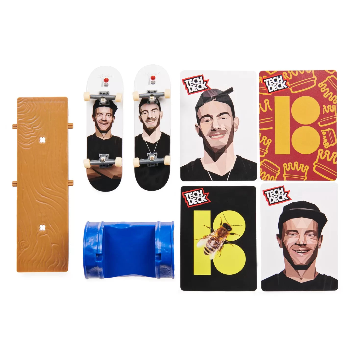 TECH DECK FINGERBOARD PACHET CU OBSTACOL PLAN B, TECH DECK