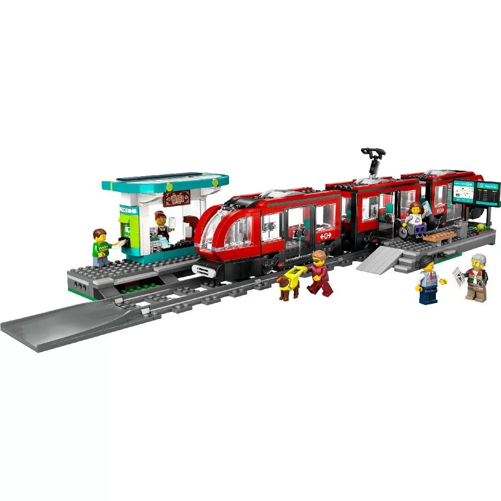 LEGO CITY TRAINS STATIE SI TRAMVAI IN CENTRUL ORASULUI 60423 , LEGO CITY