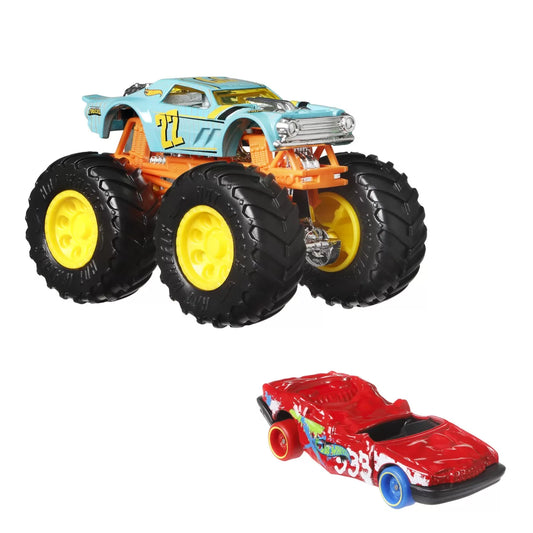 HOT WHEELS MONSTER TRUCK SI MASINUTA METALICA NIGHT SHIFTER, HOT WHEELS - MONSTER TRUCK