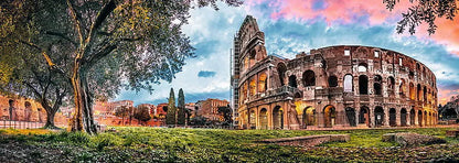 PUZZLE TREFL 1000 PANORAMA COLOSEUMUL LA RASARIT, TREFL 1000P