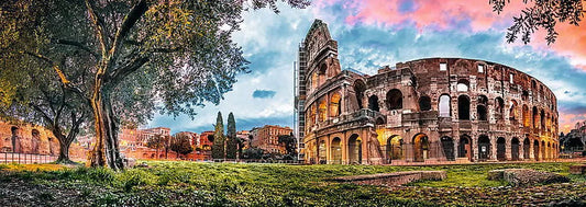 PUZZLE TREFL 1000 PANORAMA COLOSEUMUL LA RASARIT, TREFL 1000P