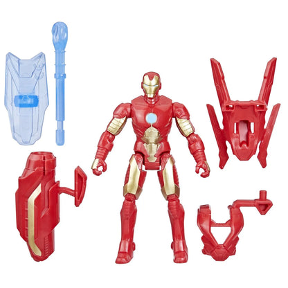 AVANGERS EPIC HERO BATTLE GEAR FIGURINA IRON MAN 10CM, AVENGERS