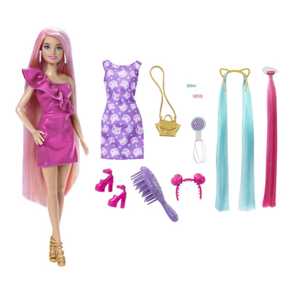 BARBIE PAPUSA BARBIE FUN AND FANCY HAIR, BARBIE - FASHIONISTAS