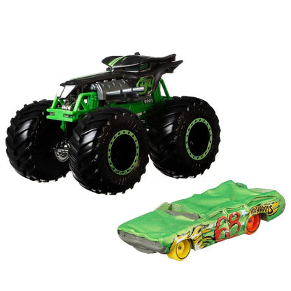 HOT WHEELS MONSTER TRUCK SI MASINUTA METALICA RATICAL RACER , HOT WHEELS - MONSTER TRUCK