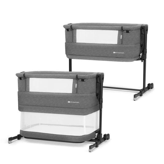 PATUT CO-SLEEPER KINDERKRAFT NESTE GROW, GRI INCHIS, KINDERKRAFT