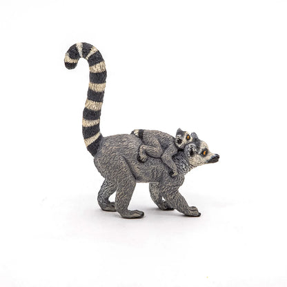 PAPO FIGURINA LEMUR CU PUI, ANIMALE SALBATICE