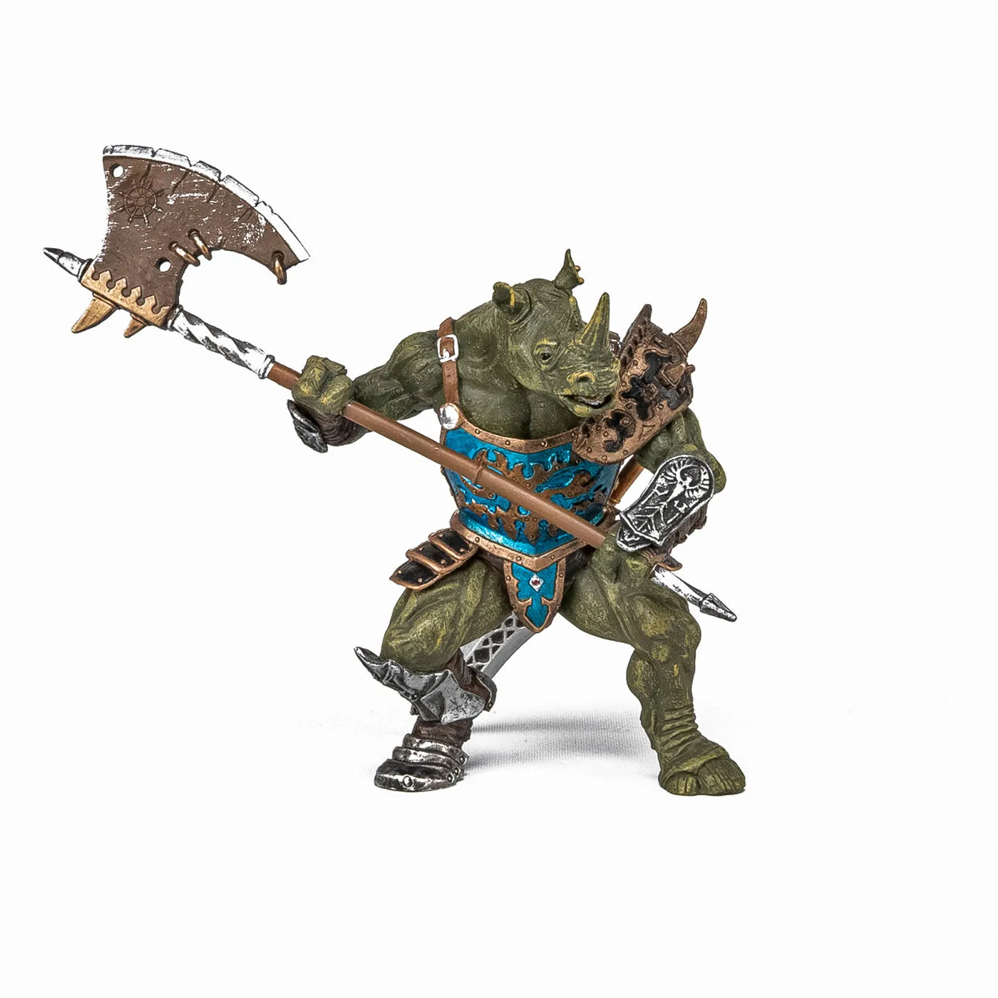 PAPO FIGURINA RINOCER MUTANT, PERSONAJE MEDIEVALE FANTASTICE