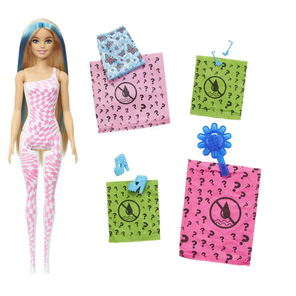 BARBIE COLOR REVEAL PAPUSA BARBIE RAINBOW, BARBIE - DREAMTOPIA
