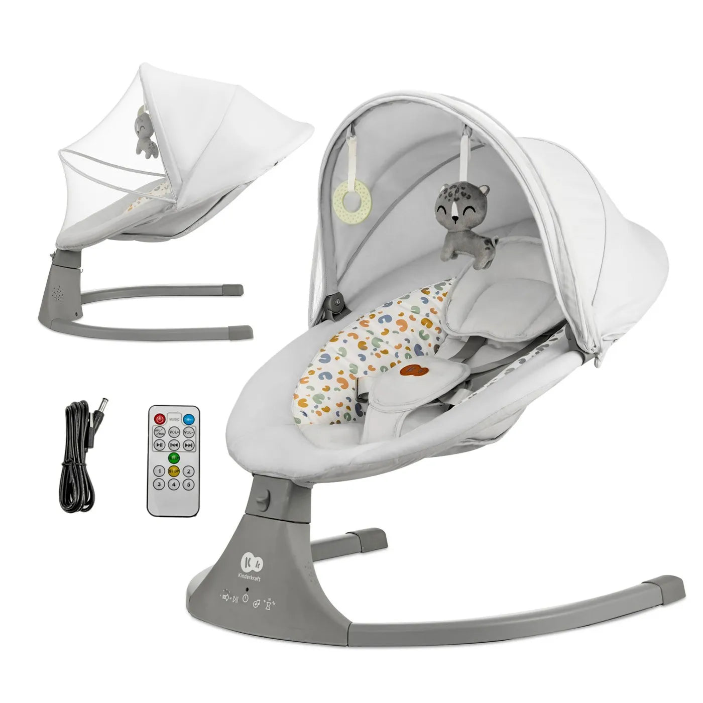 LEAGAN ELECTRIC KINDERKRAFT LUMI 2, LIGHT GREY, KINDERKRAFT