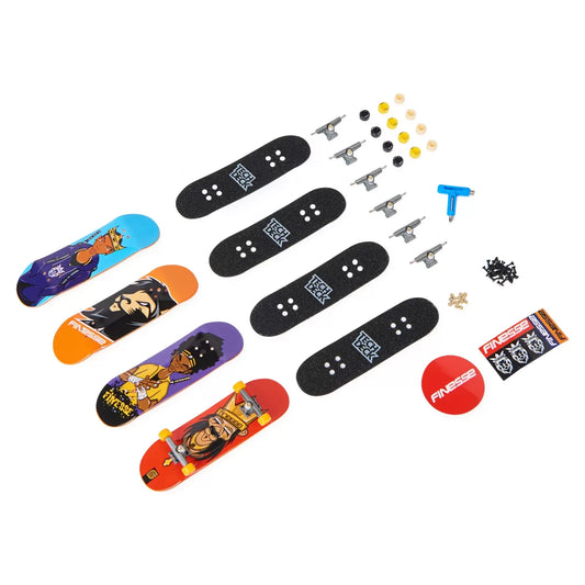 TECH DECK PACHET 4 PIESE FINGERBOARD FINESSE 9.6CM , TECH DECK