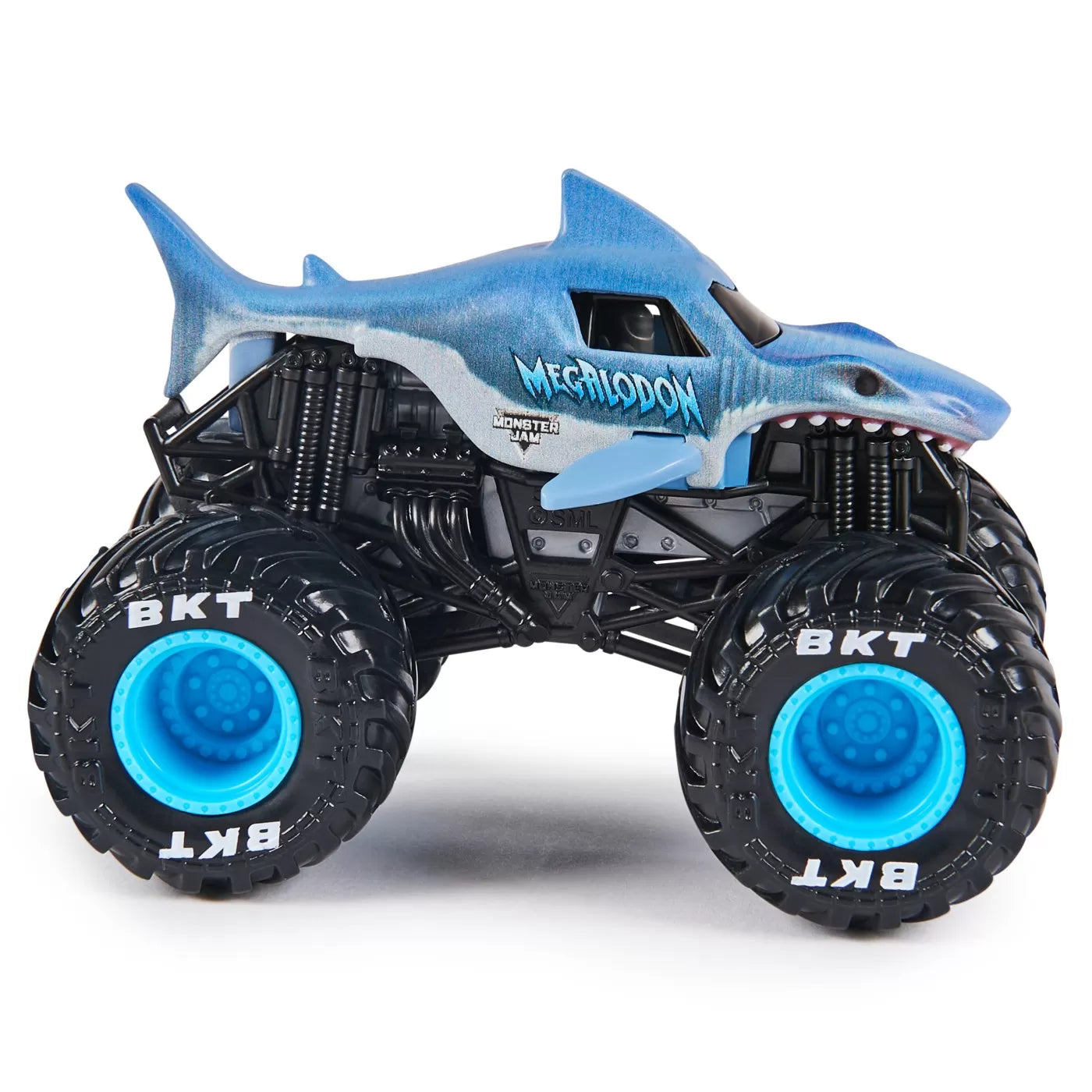 MONSTER JAM MASINUTA METALICA MEGALODON SCARA 1 LA 64, MONSTER JAM