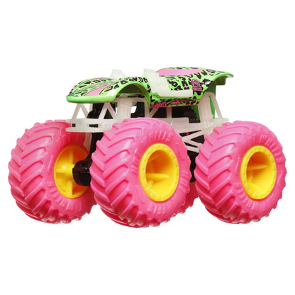 HOT WHEELS MONSTER TRUCK GLOW IN THE DARK MASINUTA TWIN MILL SCARA 1:64, HOT WHEELS - MONSTER TRUCK