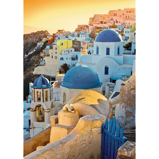 PUZZLE TREFL 1000 PREMIUM PLUS PHOTO ODYSSEY SANTORINI, TREFL 1000P