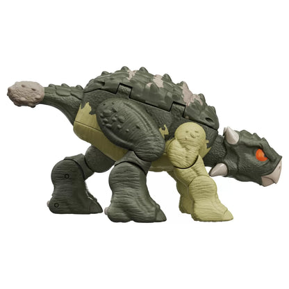 JURASSIC WORLD FIERCE CHANGERS DOUBLE DANGER DINOZAUR TRANSFORMABIL TYRANNOSAURUS REX SI ANKYLOSAURUS VERDE, JURASSIC WORLD