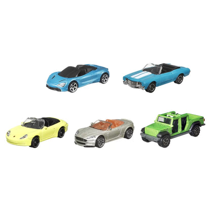 MATCHBOX SET 5 MASINUTE METALICE MBX BLUE HIGHWAYS II SCARA 1:64, MATCHBOX