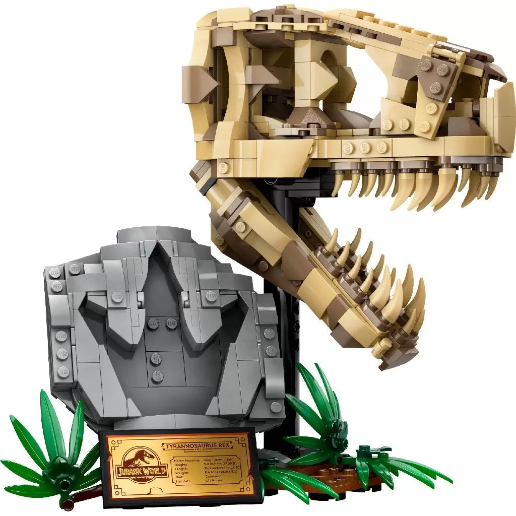 LEGO JURASSIC WORLD FOSILE DE DINOZAUR CRANIU DE TREX 76964, LEGO JURASSIC WORLD