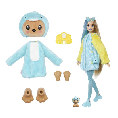 BARBIE PAPUSA BARBIE CUTIE REVEAL DELFIN URS, BARBIE - DREAMTOPIA