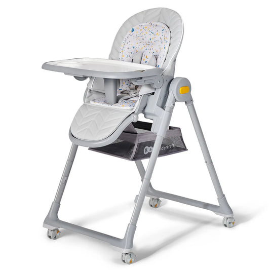 SCAUN DE MASA KINDERKRAFT LASTREE,  2 IN 1, TRANSFORMABIL, GREY, KINDERKRAFT