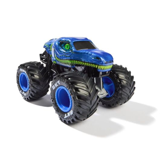 MONSTER JAM MASINUTA METALICA VELOCIRAPTOR SCARA 1 LA 64, MONSTER JAM