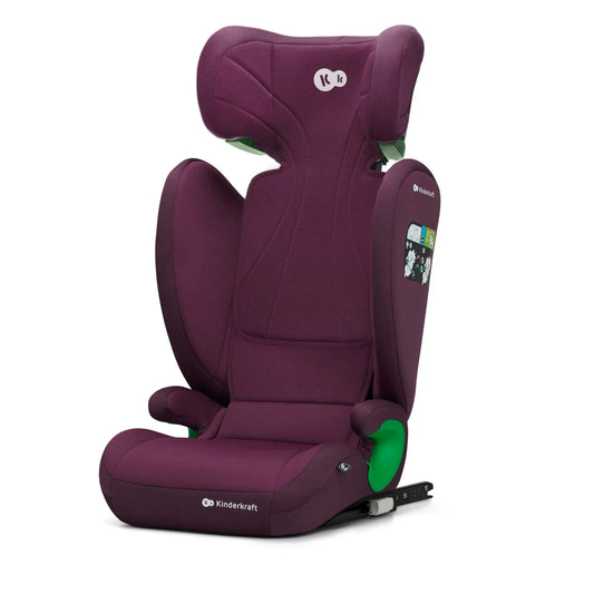 SCAUN AUTO KINDERKRAFT JUNIOR FIX2, I-SIZE 100-150 CM, CHERRY RED, KINDERKRAFT