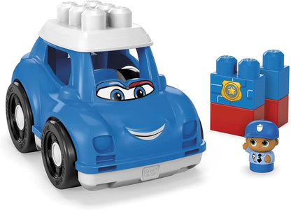 MEGA BLOKS FIRST BUILDERS VEHICUL PETER POLICE, MEGA BLOKS