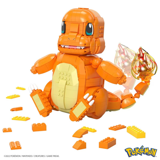 POKEMON MEGA CONSTRUX JUMBO CHARMANDER SALAMECHE, POKEMON
