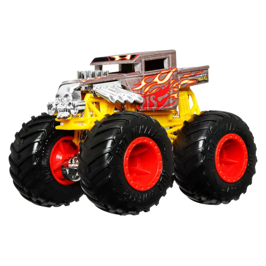 HOT WHEELS MONSTER TRUCK CAMION BONE SHAKER CU CULORI SCHIMBATOARE SCARA 1:64, HOT WHEELS - MONSTER TRUCK