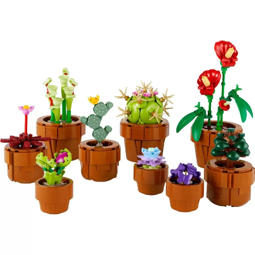 LEGO ICONS PLANTE DE MICI DIMENSIUNI 10329, LEGO ICONICS