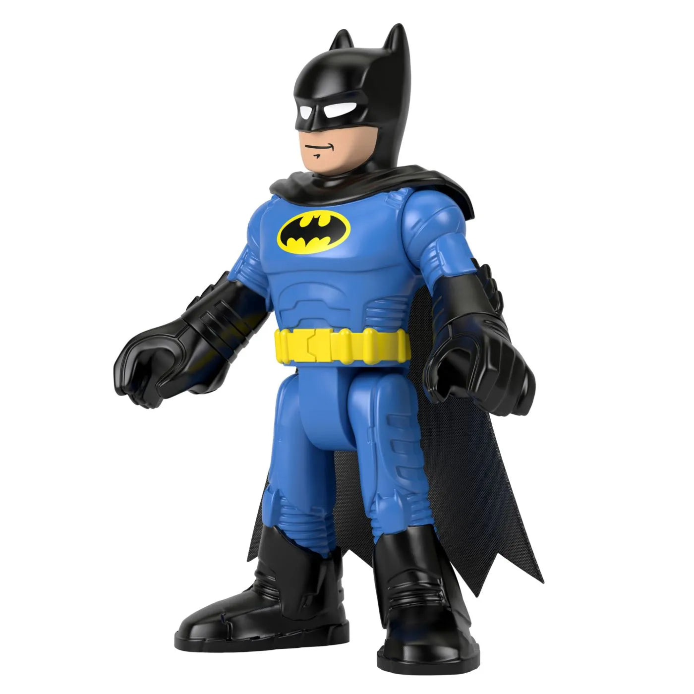 FISHER PRICE IMAGINEXT DC SUPER FRIENDS FIGURINA BATMAN XL CU COSTUM ALBASTRU, FISHER PRICE - DC SUPER FRIENDS