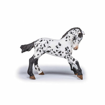 PAPO FIGURINA MANZ APPALOOSA NEGRU, RASE DE CAI SI PONEI